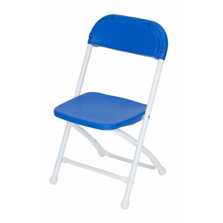 Atlas Commercial Products Kid's Plastic Folding Chair, Blue KPFC7BL